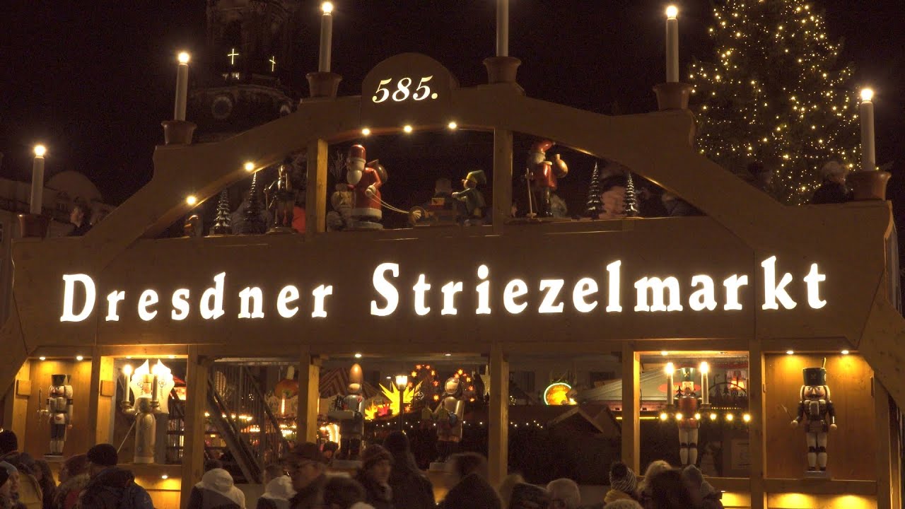 Striezelmarkt und mehr - Weihnachtsmärkte in Dresden 4K