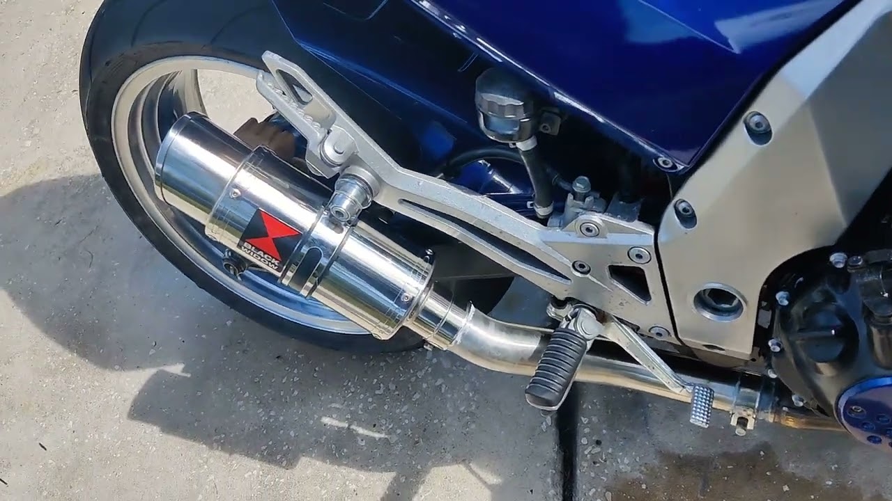 back widow exhaust 03-06 Kawasaki z1000 200cc-gp stainless