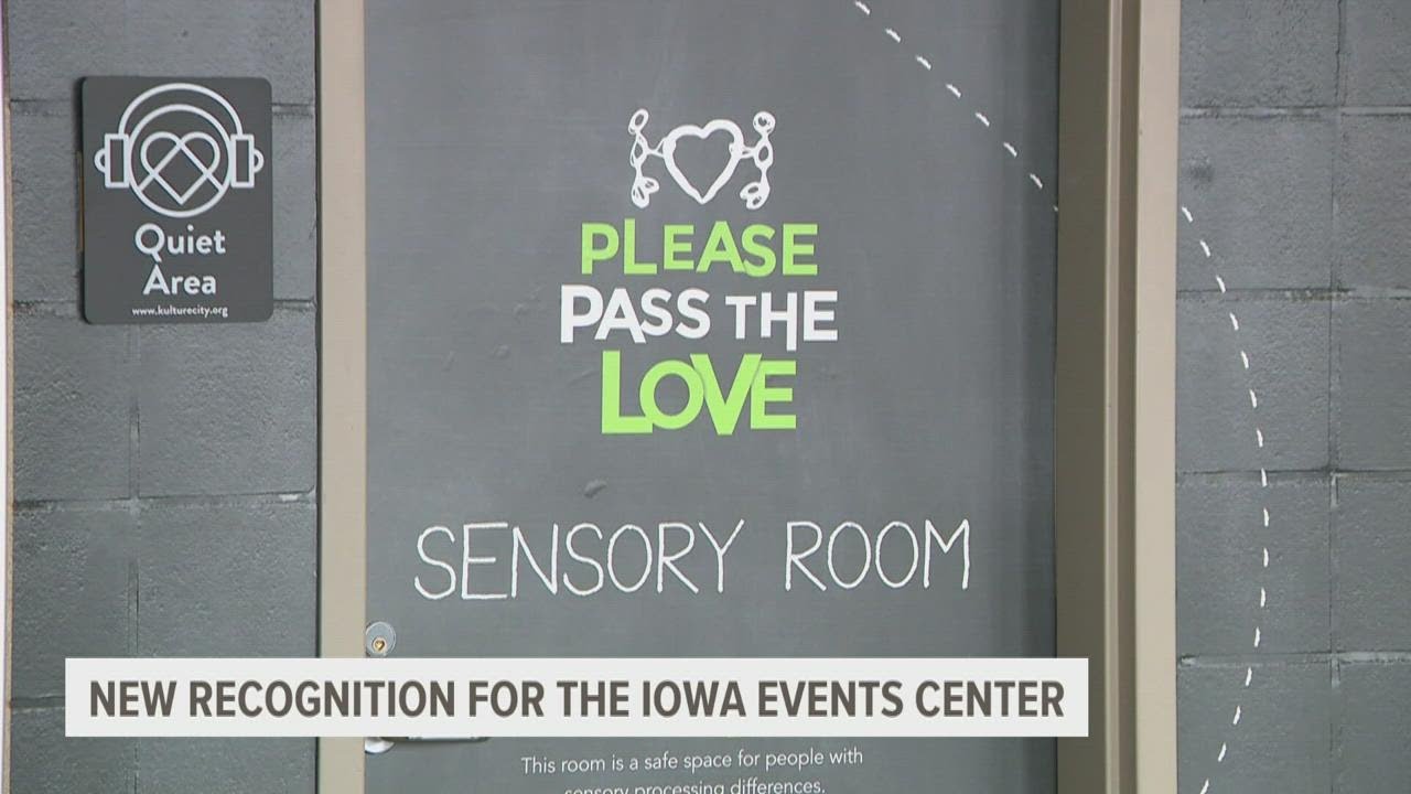 Iowa Events Center certified as sensory inclusive venue by KultureCity