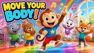 Move Your Body! 🕺 | Brain Break Dance Song for Kids