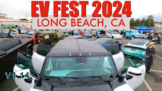 [v1.14] EV FEST 2024-Long Beach, CA | EPIC EV meetup, car show, Tesla Cybertruck gathering, etc...