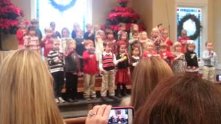 Connor's Christmas program 2012