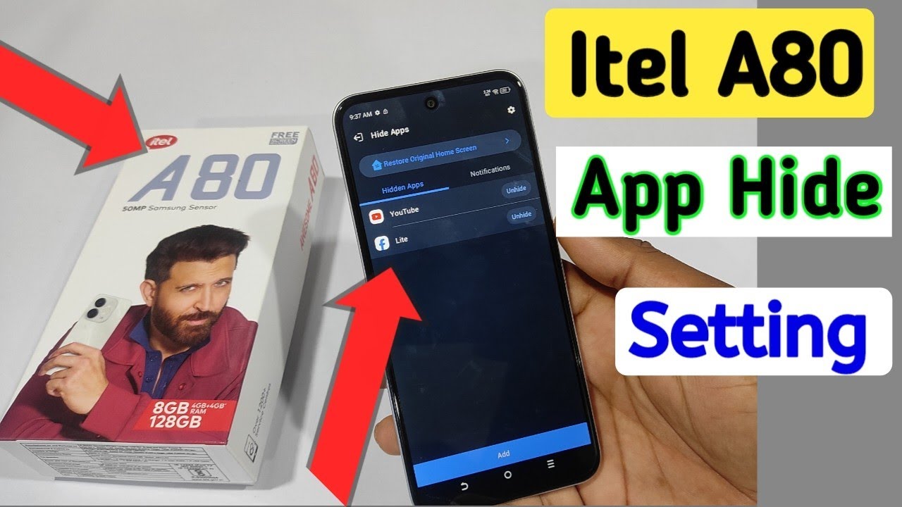 How to hide apps in Itel a80 /Itel a80 app hide/app hide setting