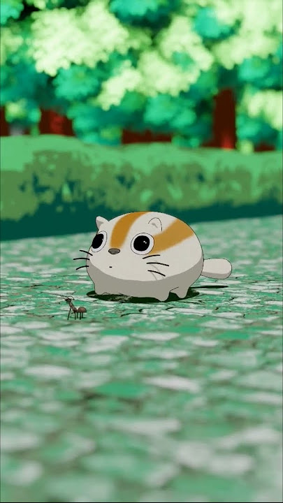 MEOW, #cat #blender #animation #cursed #3D #anime #cute