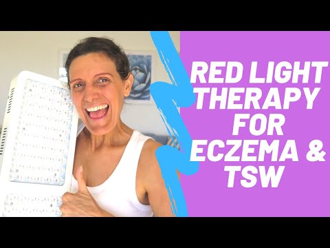 How to use Red Light Therapy for eczema & TSW #redlighttherapy #eczema #tsw #LEDlighttherapy.