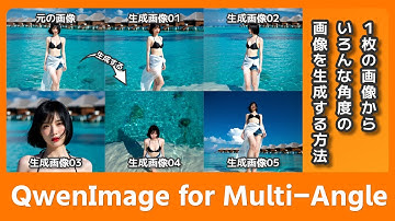 カメラ不要！画像だけで“新しい角度”を生成する魔法の方法【Qwen】Google ColabでQwenEdit2509　Multiple Anglesを動作させる方法