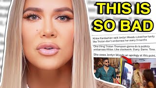 KHLOE KARDASHIAN CALLED OUT BY FANS (yikes)