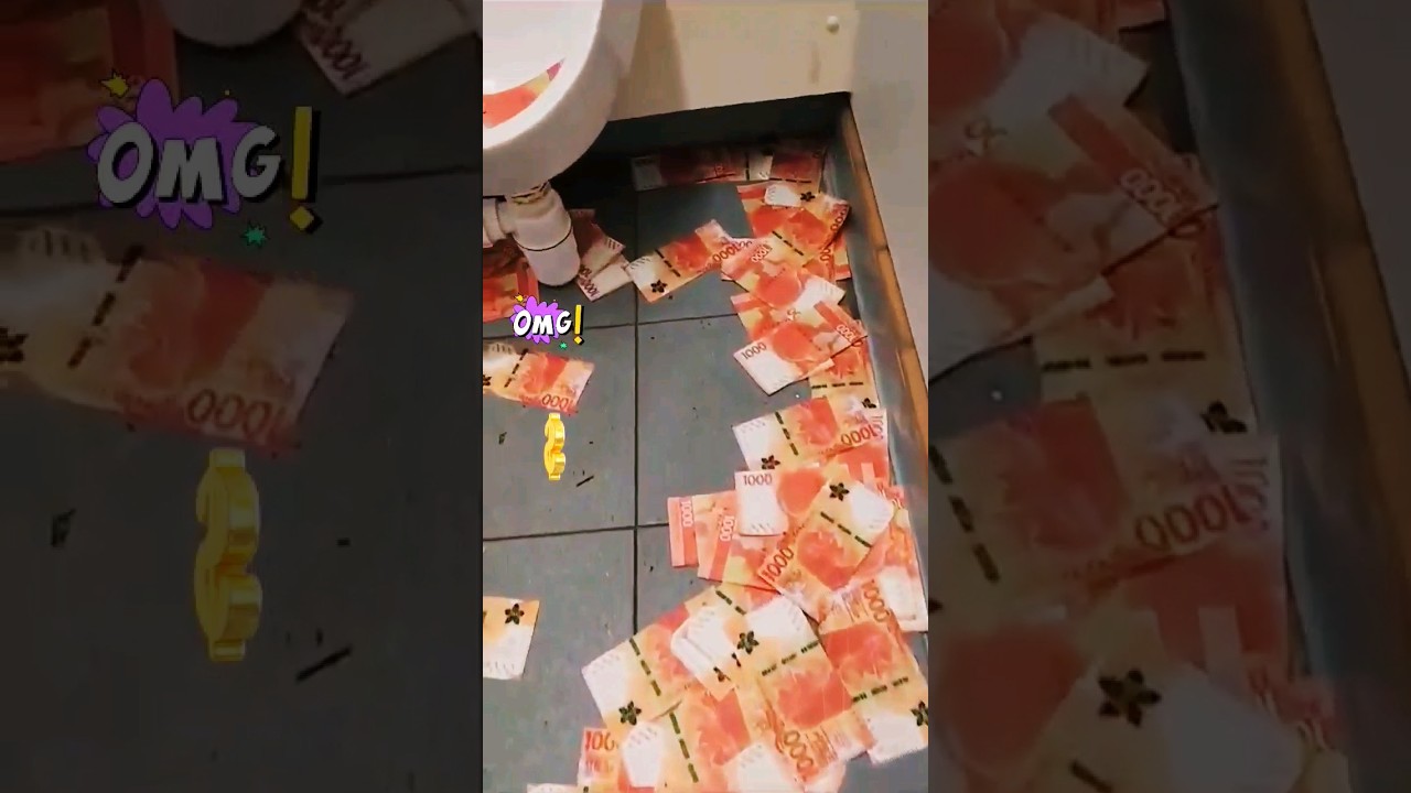 Hong kong Dollars in Public Toilet |Tai Wai Tsuen | 