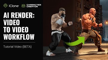 AI Render Video To Video Workflow | iClone & CC Tutorial