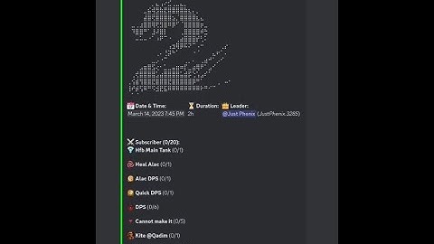 Posting sign ups with Aleeva bot in discord tutorial (using pre-made templates )