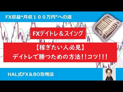 【FX初心者＆勝てない人必見】デイトレードで勝つための方法・コツ！