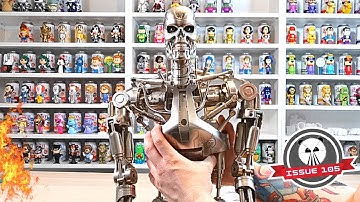 Build The Terminator T-800 Issue 105 - Fit The Back Panel & Attach Shoulder Connectors (Speed Build)