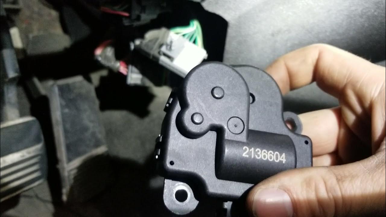 2008 Impala Drivers side temp door actuator. Do in 15 minutes! Not 5