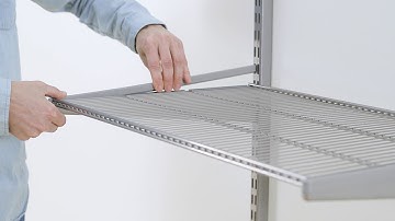 Installing Ventilated Shelf Bracket Covers