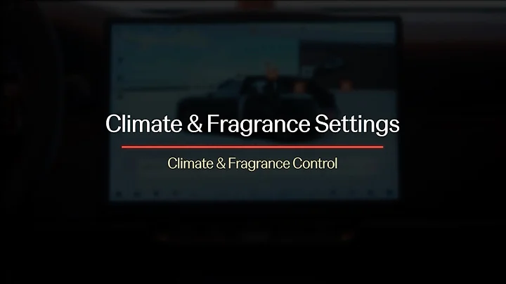 Zeekr 7X – Climate Control & Fragrance Settings