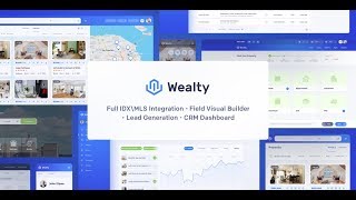 Home page Setup - Wealty Real Estate WP theme