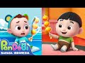 Panas dan dingin  lagu makanan anak  lagu anakanak  kartun anak  super pandobi bahasa indonesia