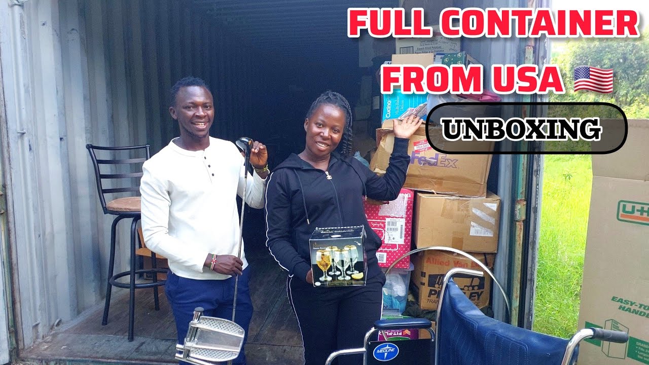Unbelievable SURPRISE:Massive Ship Container from USA FULL of Shop-Worthy Treasures Lands in Kenya✈️