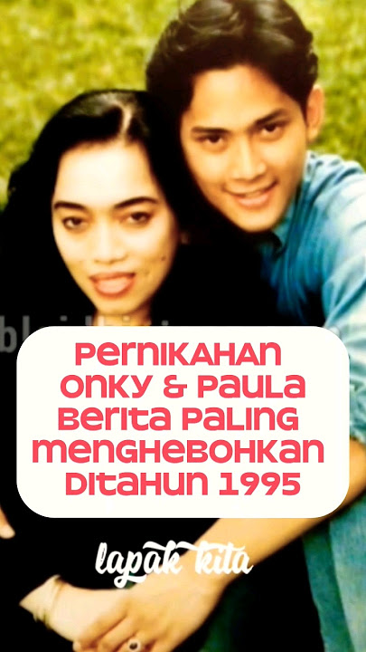 pernikahan ONGKY ALEXANDER Dengan PAULA