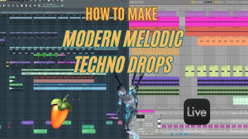 How To Make Modern Melodic Techno Drops Tutorial - Fl Studio & Ableton Project (Serum 2 & MIDI)