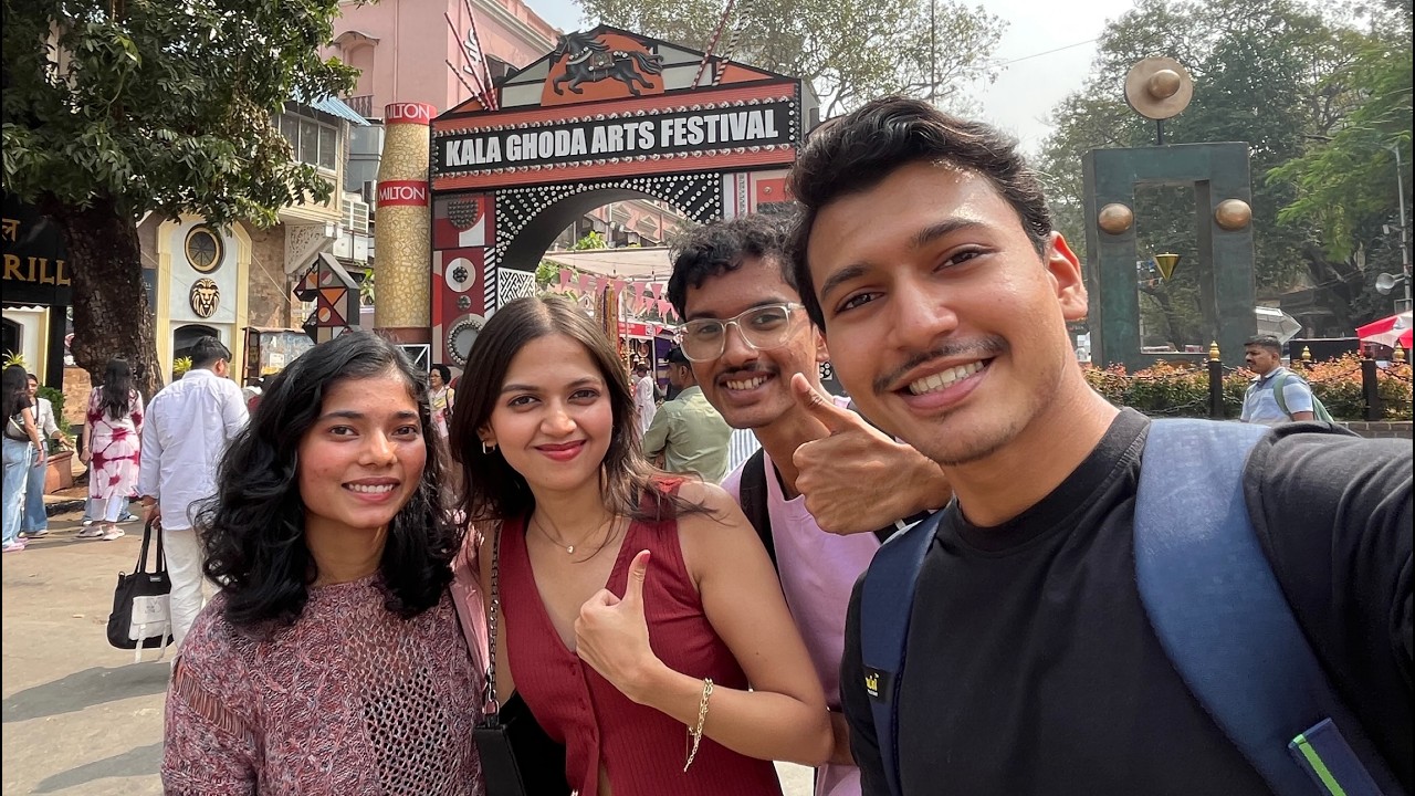 Ham Aaye Kala Ghoda Art 🎨 Festival Dekhne 😁 | Dpu Diaries