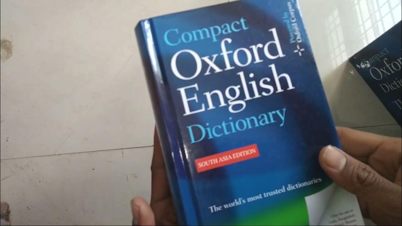Oxford Dictionary COMPACT OXFORD ENGLISH DICTIONARY YouTube