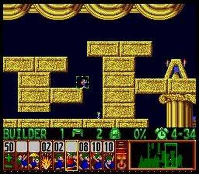 Lemmings - Mayhem Level 13 Solution