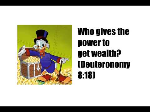 Who gives the power to get wealth (Deuteronomy 8:18) - YouTube