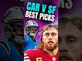 49ers vs Panthers - WK12 MNF Picks 🤝
