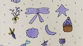 Filled My Journal With Little Things 💜 | Lavender Doodle Art🖼️  screenshot 2