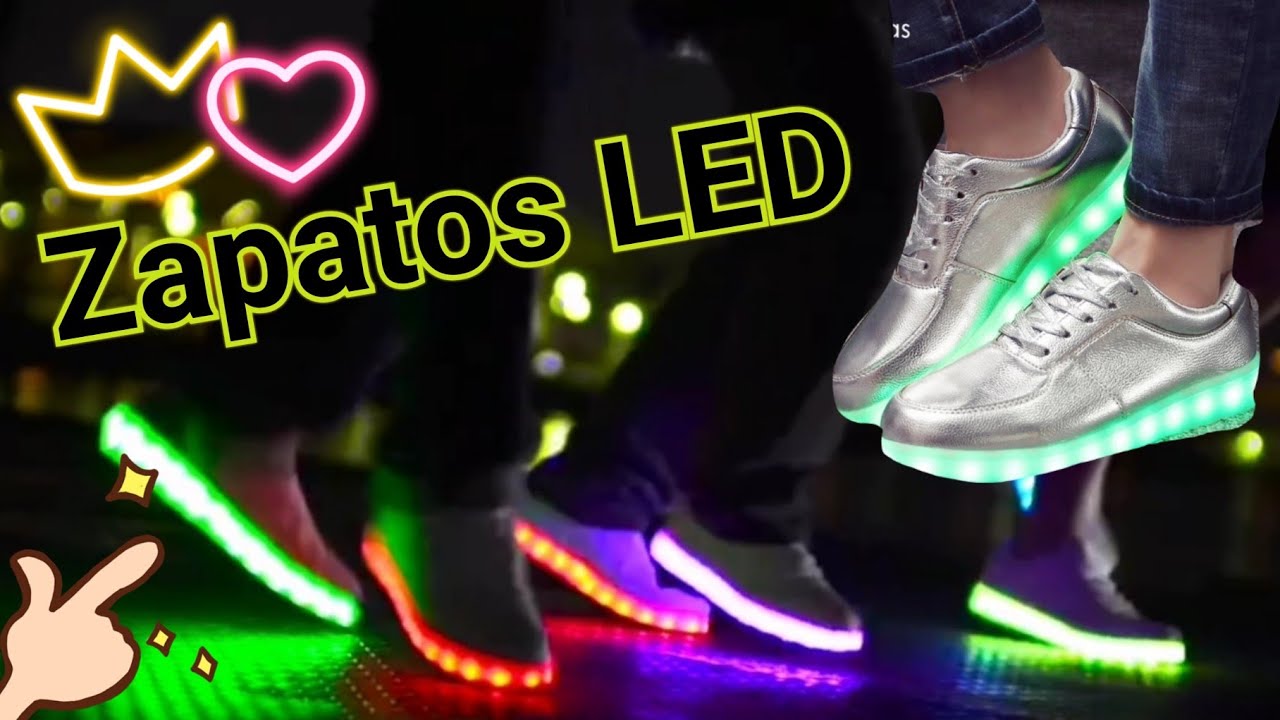 Zapatos con luces LED / with 🤩 - YouTube