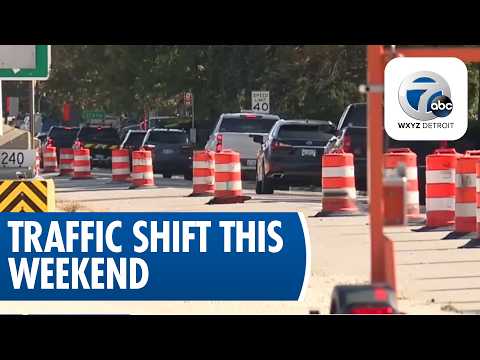 Westbound I-696 traffic shifting back to newly reconstructed lanes this weekend