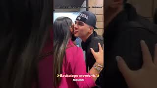 Erick y Zabiel se reencuentran en el backstage con Prince Royce y Maria Becerra - 19/04/22