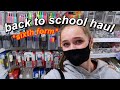 sixth form back to school shopping + haul