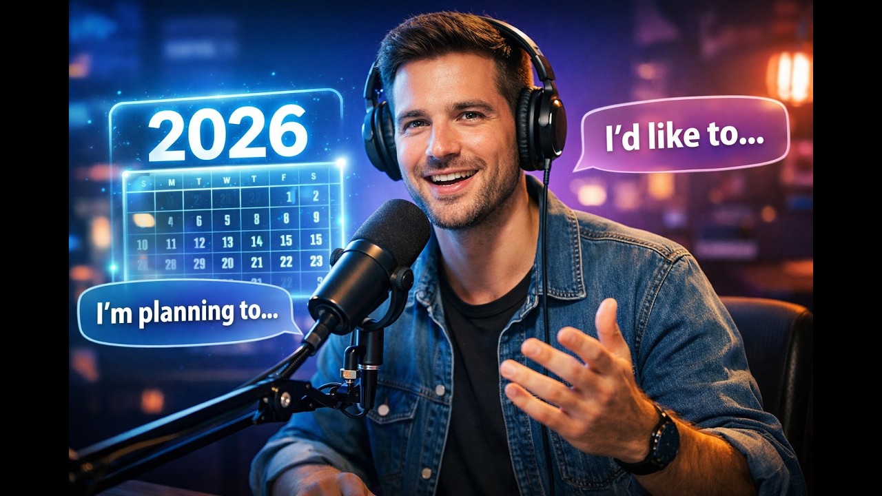 Практика разговорного английского: как естественно рассказать о своих планах на 2026 год