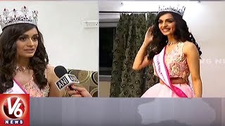 Femina Miss India Winner Manushi Chhillar : My Focus On Miss World Title || V6 News screenshot 5