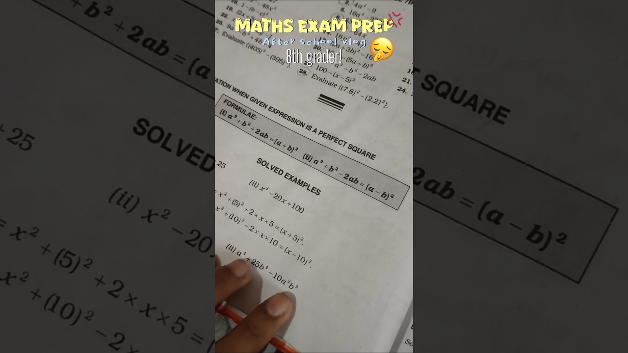 After school vlog📚 |Maths Post mid exam prep📖 | 