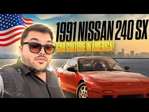 1991 Nissan 240 SX- Car Culture In America 🇺🇸- A Day at my cousin's place- Chicago car culture 💨💨