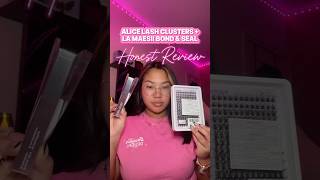 Trying Lash Clusters 💖✨ #amazonfinds #lashclusters #lashmapping #lashes #shorts
