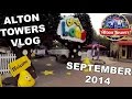 Alton towers vlog  wednesday 10th september 2014