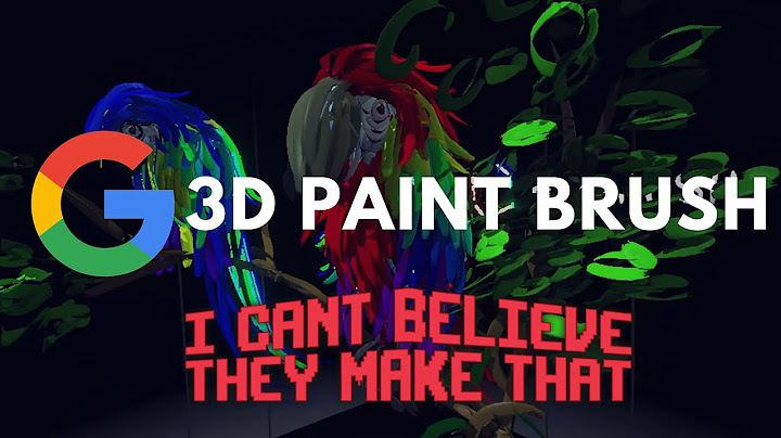 3D Paint Brush- Virtual Reality Painter - Google Tilt Brush - I Can't Believe They Make That