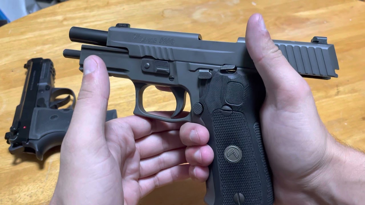 Beretta 92X VS Sig P226 Legion Tabletop