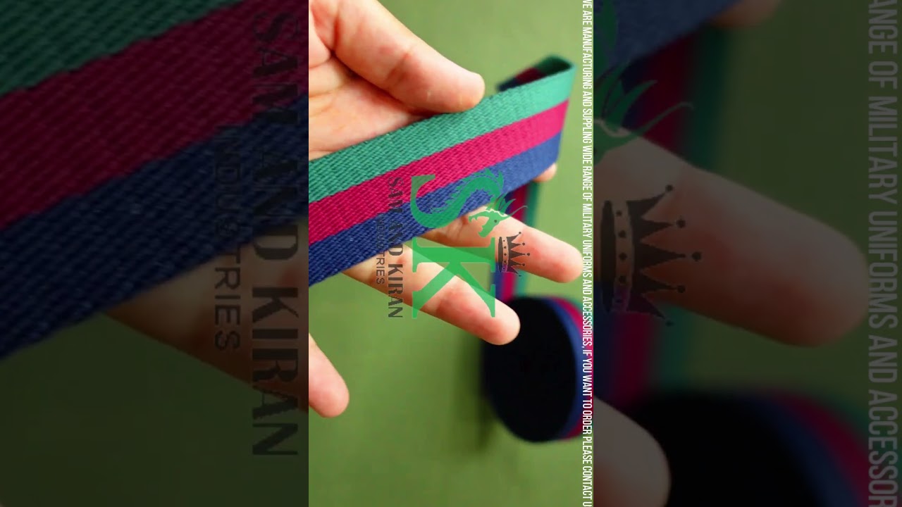 Custom Polypropylene Webbing, Polyester Nylon Elastic Stripe, Webbing Belt,