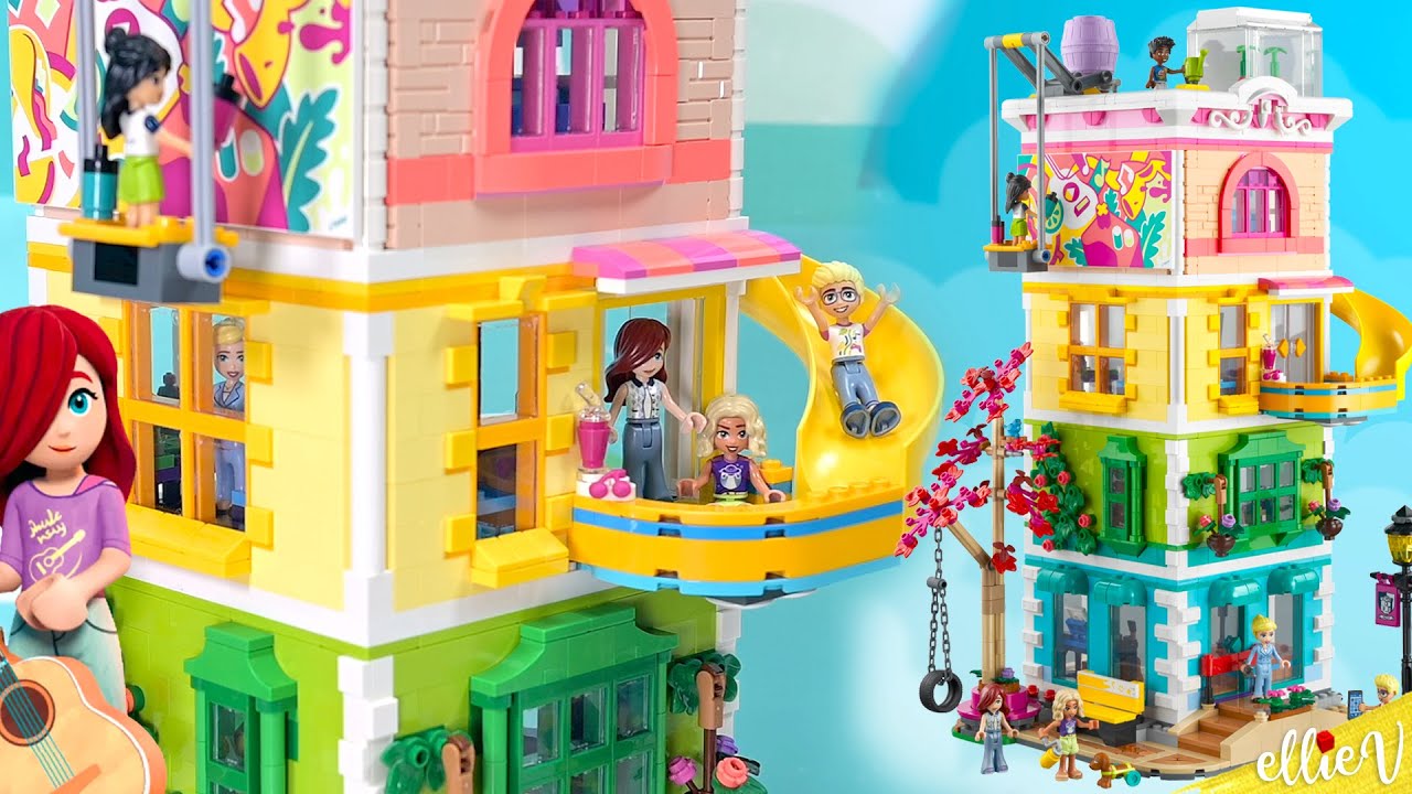 The Rainbow 🌈 Community Centre is complete! Lego Friends build & review pt  2 