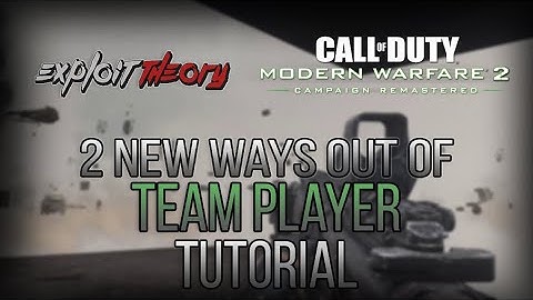 2 New Out Of Map Glitches On Team Player | Call of Duty: MW2 Campaign Remastered | Tutorial