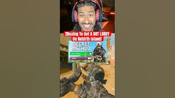 Using A 2BOX To Get BOT LOBBIES On REBIRTH! #shorts #warzone