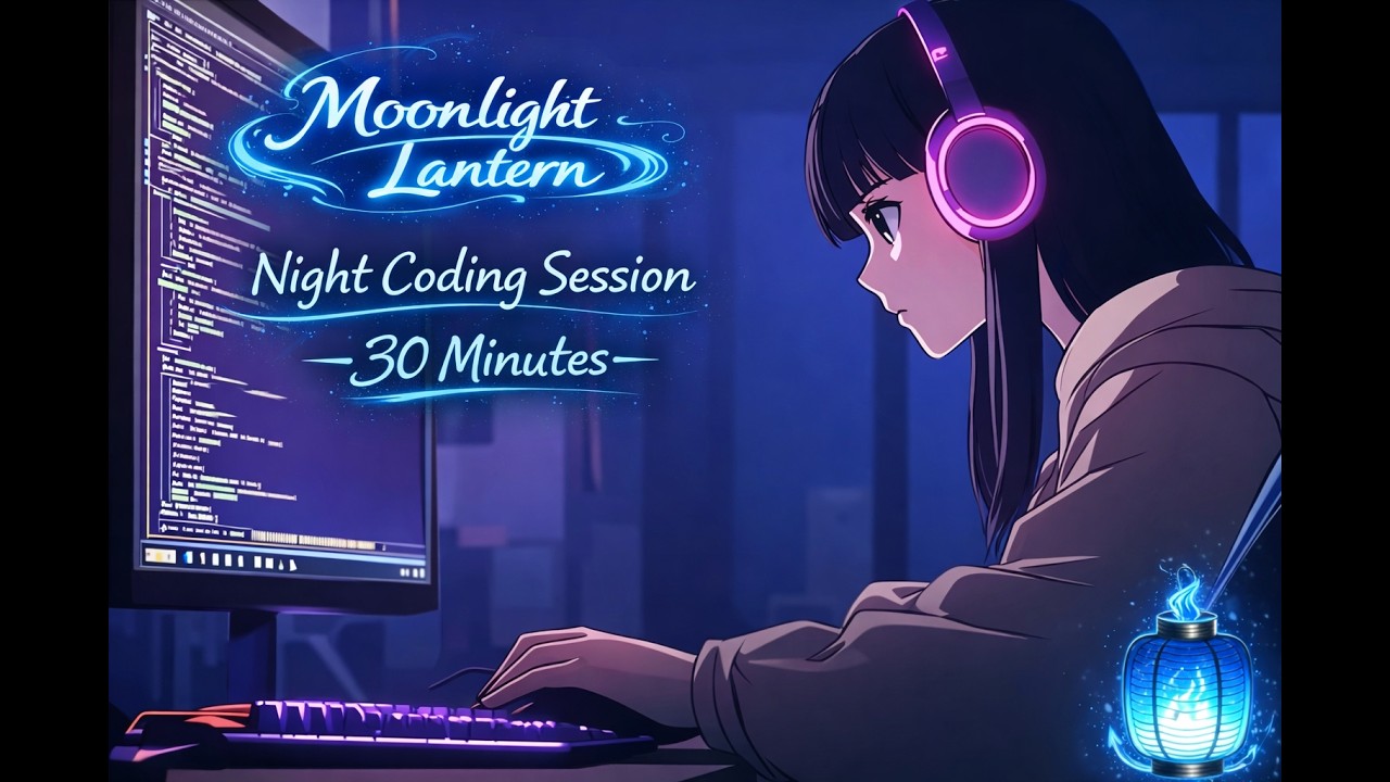 Night Coding Focus 💻 | Calm Programming Music (30 Minutes) - YouTube