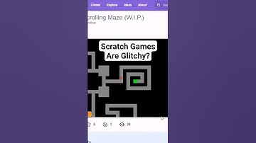 Scratch Games Are Glitchy? #scratch #funny #coding #shorts #spicylemon