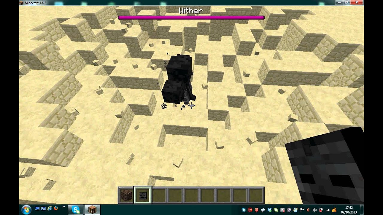 Comment fair un monstre a trois tête (Wither) - YouTube