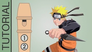 Naruto - Sadness and Sorrow - Recorder Flute Tutorial